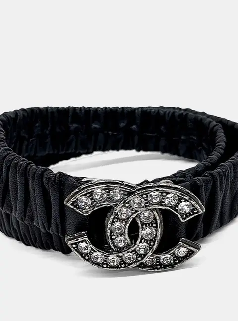 Chanel Yellow Leather banding belt