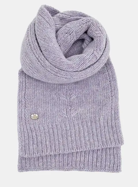 Chanel Wool Purple Muffler
