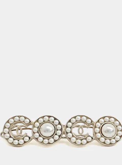 Chanel Gold Tone Hairpin