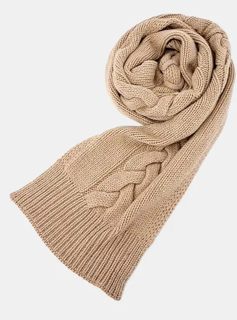 Chanel cashmere beige muffler