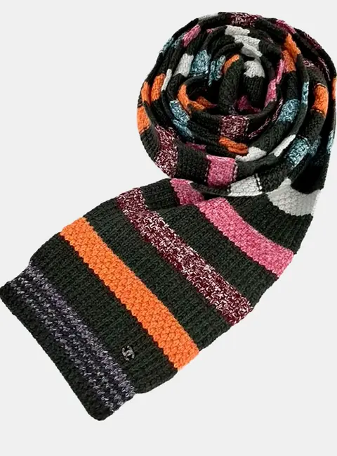 Chanel Cashmere Multicolor Scarf
