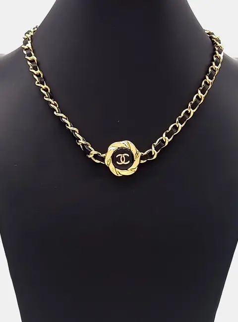 Chanel Camellia Choker Necklace