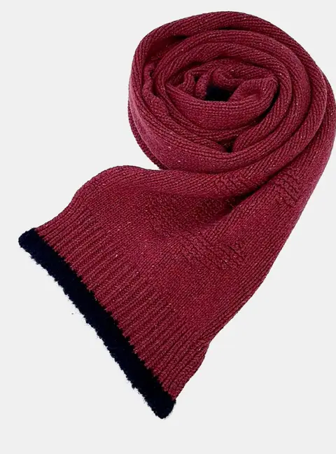 Chanel cashmere red scarf