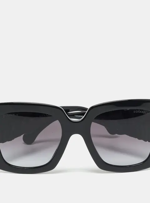 Chanel Black Gradient 5474 Q CC Square Sunglasses