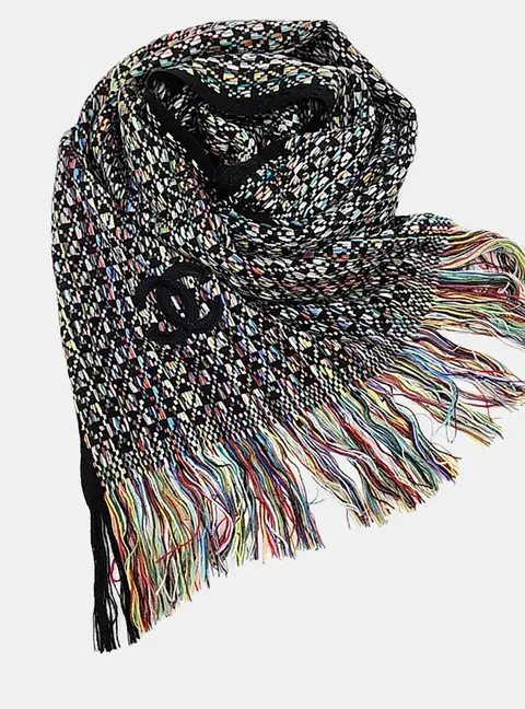 Chanel Multicolor cashmere scarf
