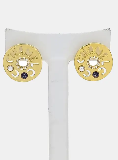 Chanel Gold Earrings