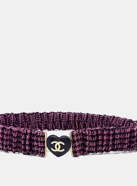 Chanel heart banding belt