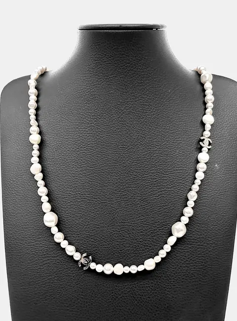 Chanel Pearl Belt and Necklace