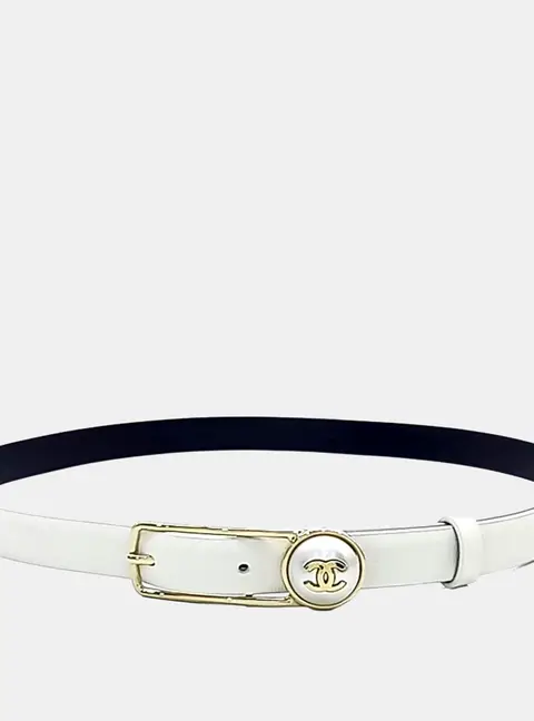 Chanel Pearl-Embellished Belt