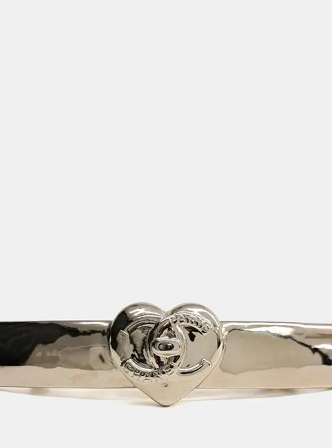 Chanel Heart Logo Hairpin