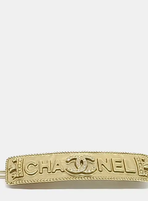Chanel Gold Tone Hairpin