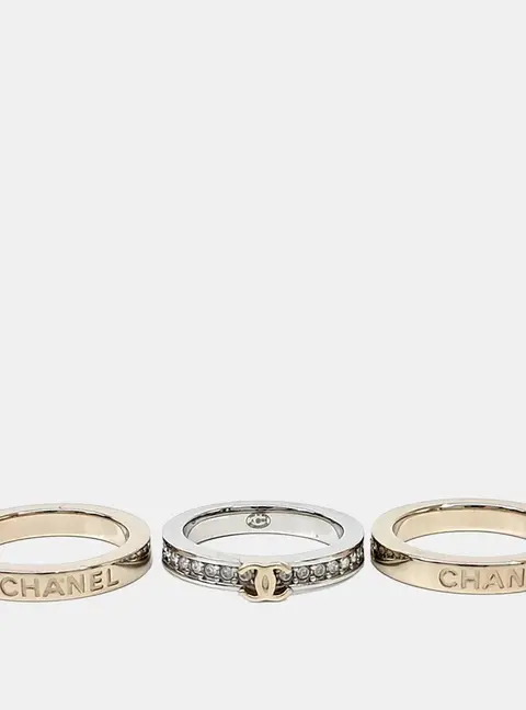 Chanel metal ring set