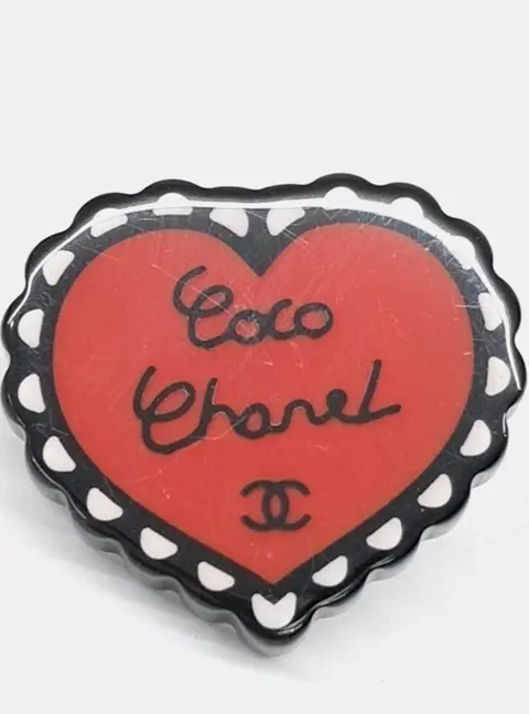 Chanel Heart Brooch