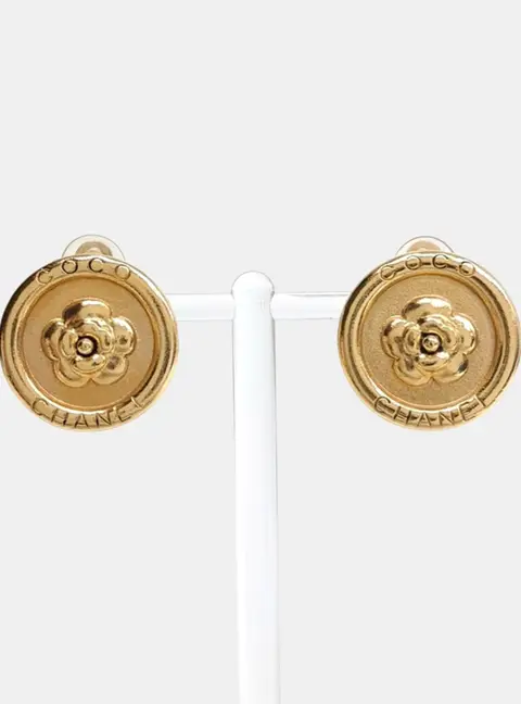 Chanel clip-on earrings