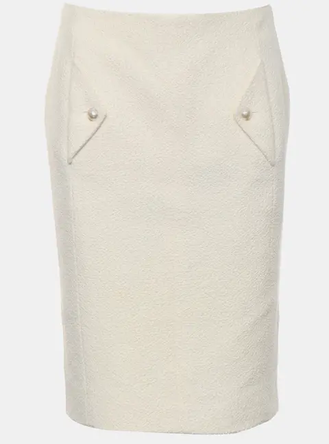 Chanel CC Pearl Pocket Skirt