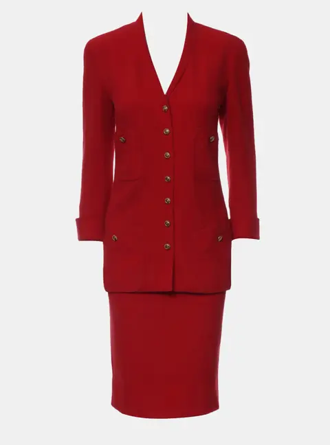 Chanel Vintage Blazer & Skirt Set