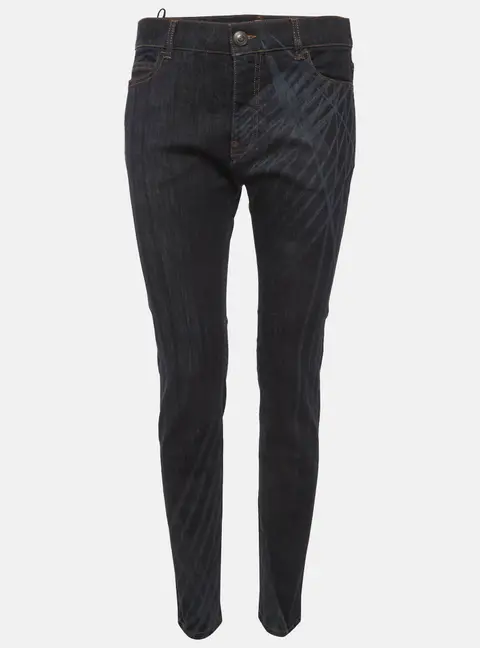 Chanel Blue Denim Slim Fit Jeans M/Waist 30"