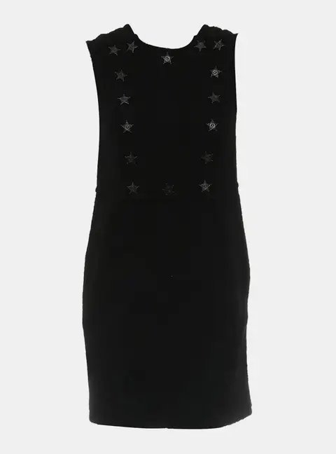 Chanel Sleeveless Sheriff Tweed Dress FR 36