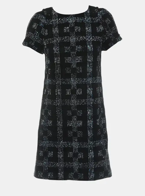 Chanel Sequin Embellished Dress FR 36