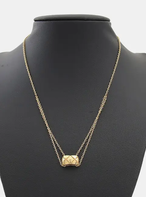 Chanel 18k Yellow Gold Coco Crush Necklace