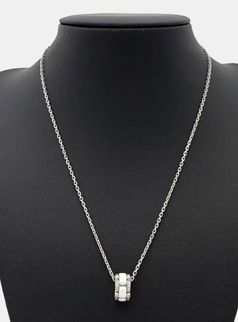 Chanel Diamond Ultra Ceramic Necklace
