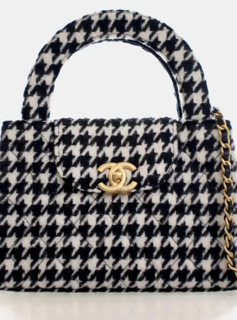 Chanel Kelly Nano Tweed Shopper Bag
