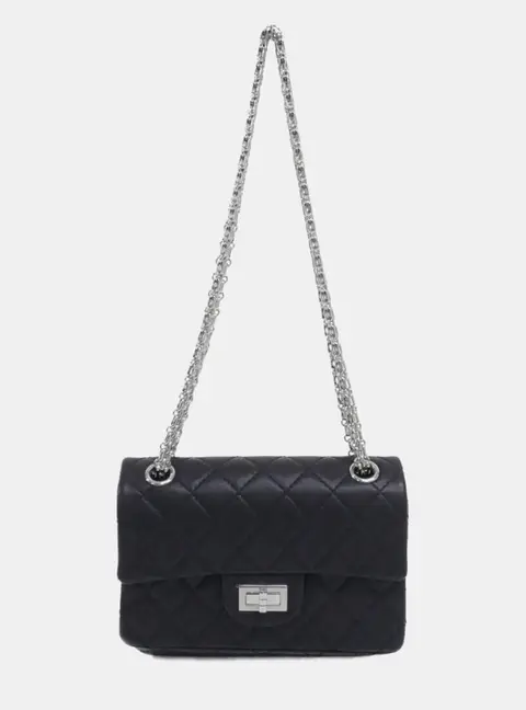 Chanel Black Leather Shoulder Bag