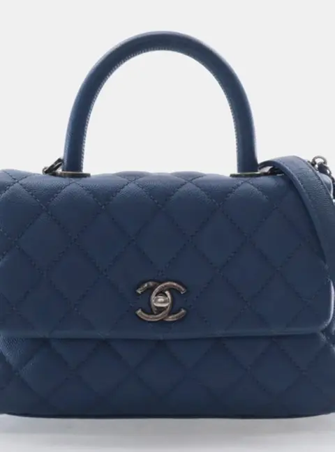Chanel Mini Caviar Coco Handle Bag