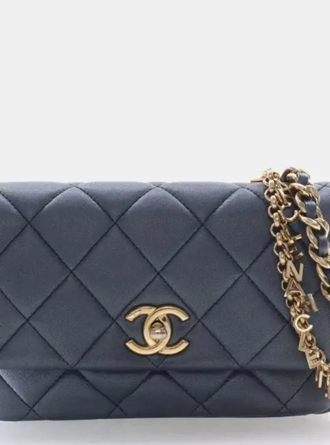 Chanel Small Lambskin Charms Chain Flap Bag