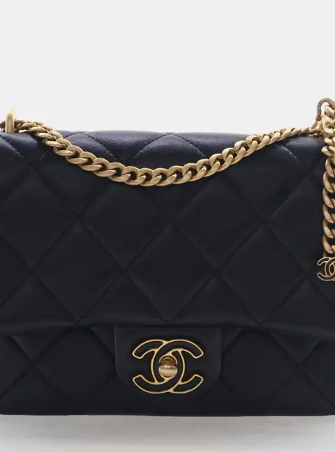 Chanel Mini Lambskin CC Square Flap Bag