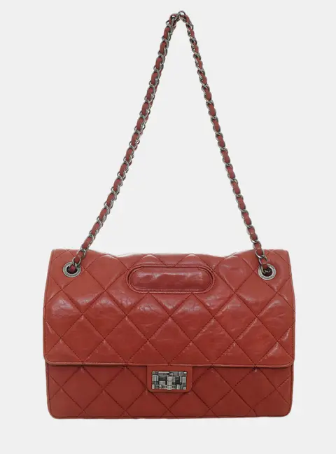 Chanel Reissue Takeaway Flap Red Quilted Leather Shoulder Bag