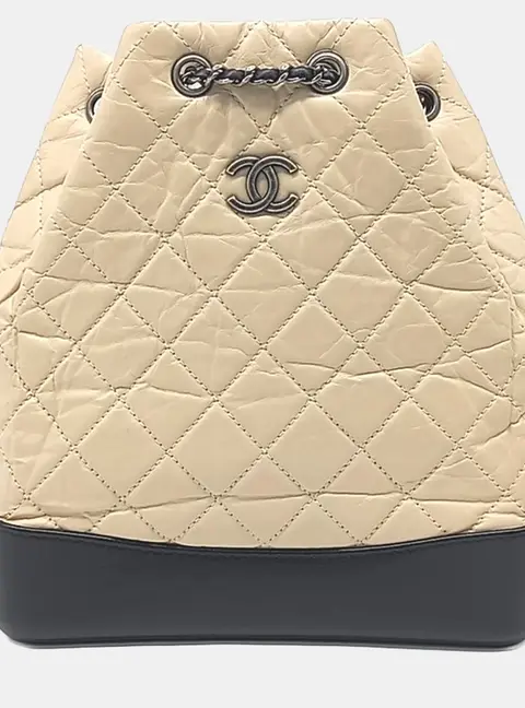 Chanel Gabrielle Medium Multicolor Leather Backpack Bag