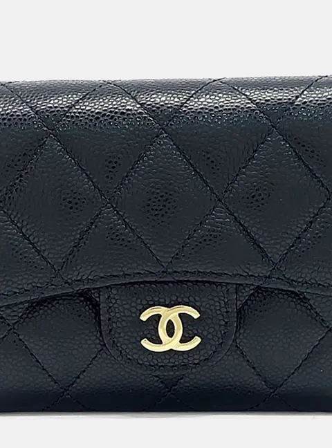 Chanel Black Caviar Wallet