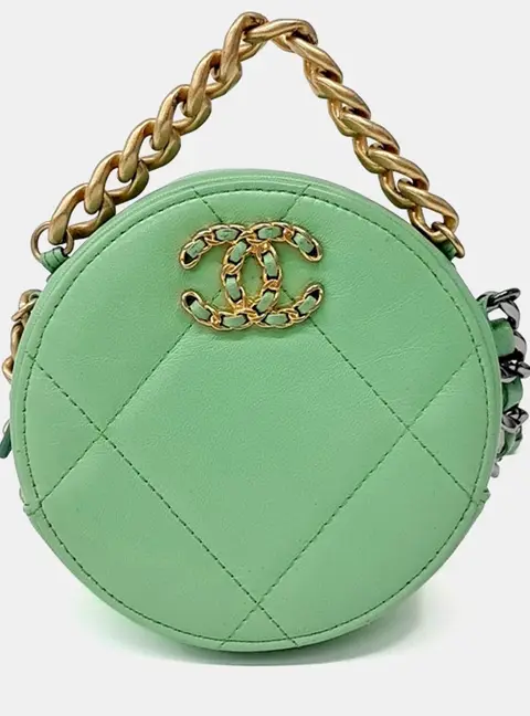 Chanel 19 Round Mini Crossbody Bag