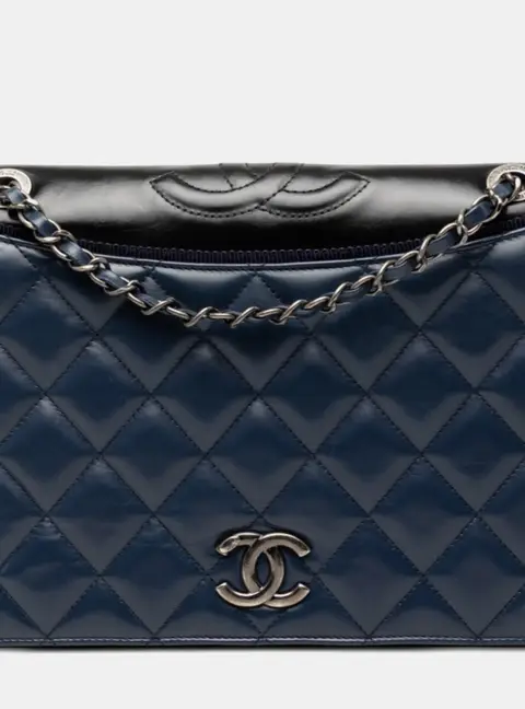 Chanel Small Quilted Ballerine Flap Light Pink Caviar Calfskin Leather Shoulder Bag
