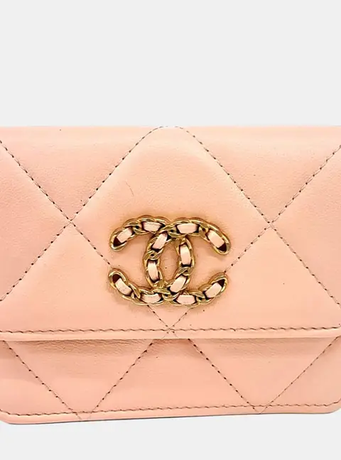 Chanel 19 Chain Card Holder