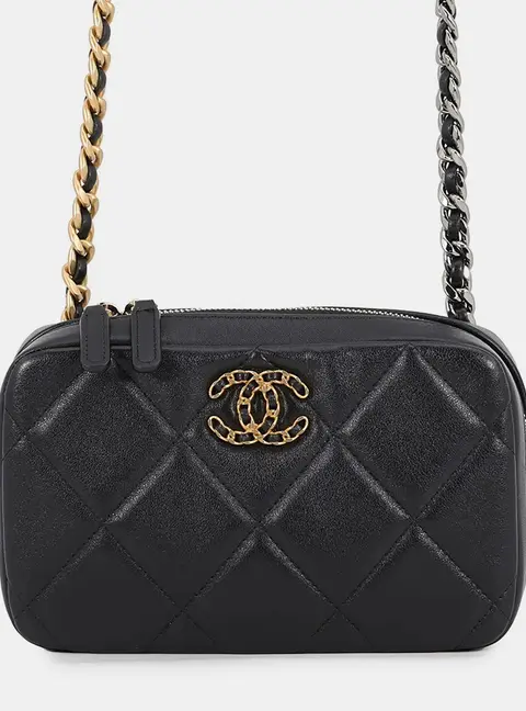 Chanel Chanel19 Chain shoulder Blackap2728 Lambskin