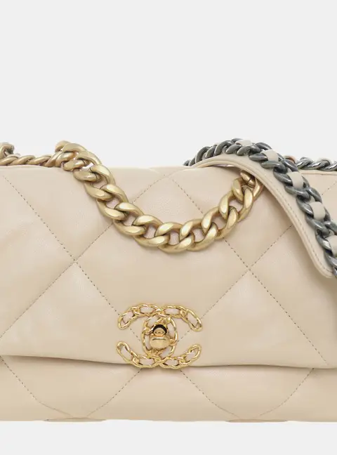Chanel Quilted C19 Medium Flap Bag