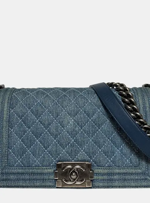 Chanel Medium Denim Boy Bag