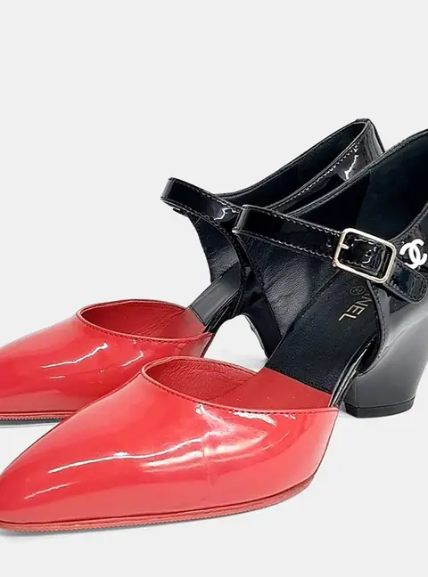 Chanel Multicolor Patent Leather Shoes US 6