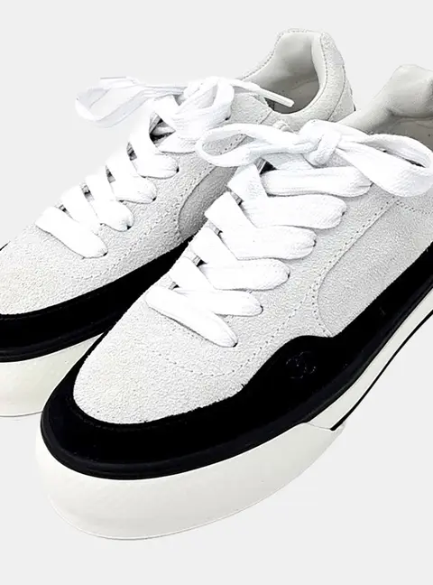 Chanel Suede Sneakers