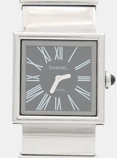Chanel Mademoiselle Quartz Stainless Steel Women's Wristwatch 22 mm