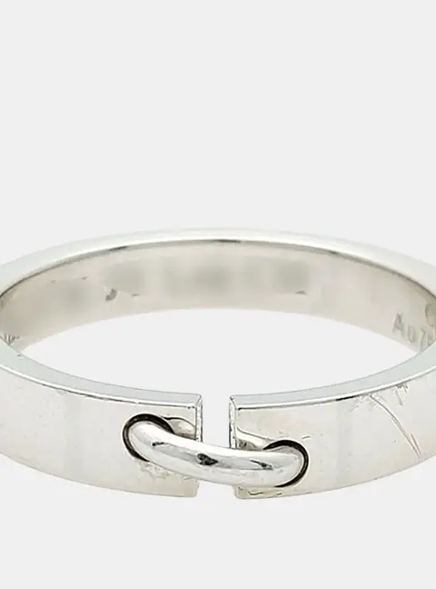 Chaumet 18k White Gold Liens ring