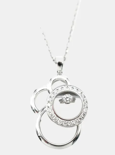 Chopard Happy Diamonds 18k White Gold Pendant
