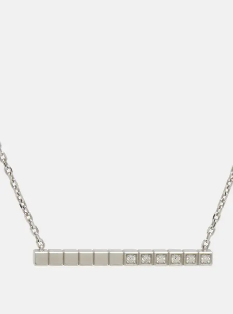 Chopard Ice Cube Diamonds 18k White Gold Necklace