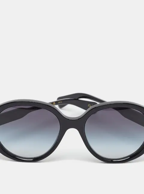 Chlo&eacute; Black Gradient CH0221S Frame Round Sunglasses