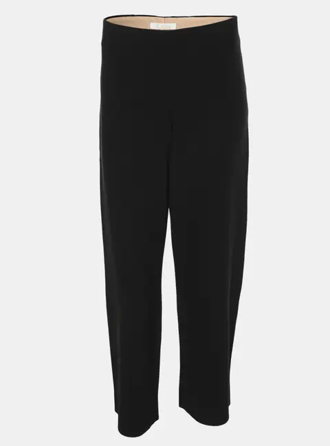 Chloe Black Crepe Trousers S