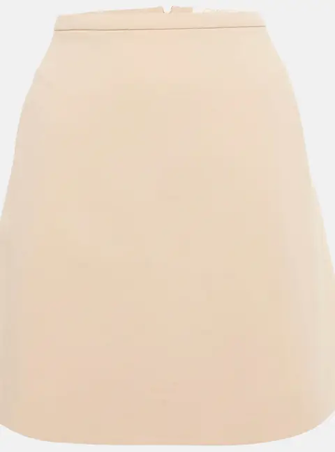 Chlo&eacute; Dusty Pink Wool Mini Skirt M