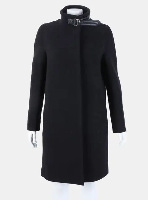 Chlo&eacute; wool black coat 36