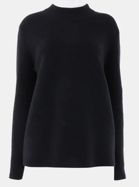 Chlo&eacute; Black Wool Long-Sleeved Knit Size S